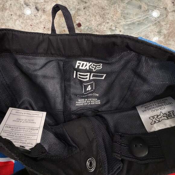 Fox Racing Youth 180 Fyce Motocross Pants, Size 4 - Picture 3 of 3